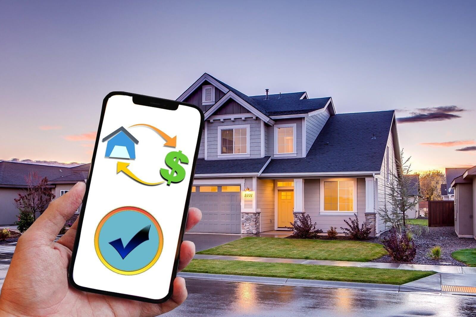 House smart phone money check